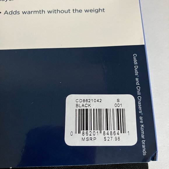 Cuddl Duds Womens/Childs Size Small Chill Chasers Warm Layers Microfiber Legging - Picture 4 of 6